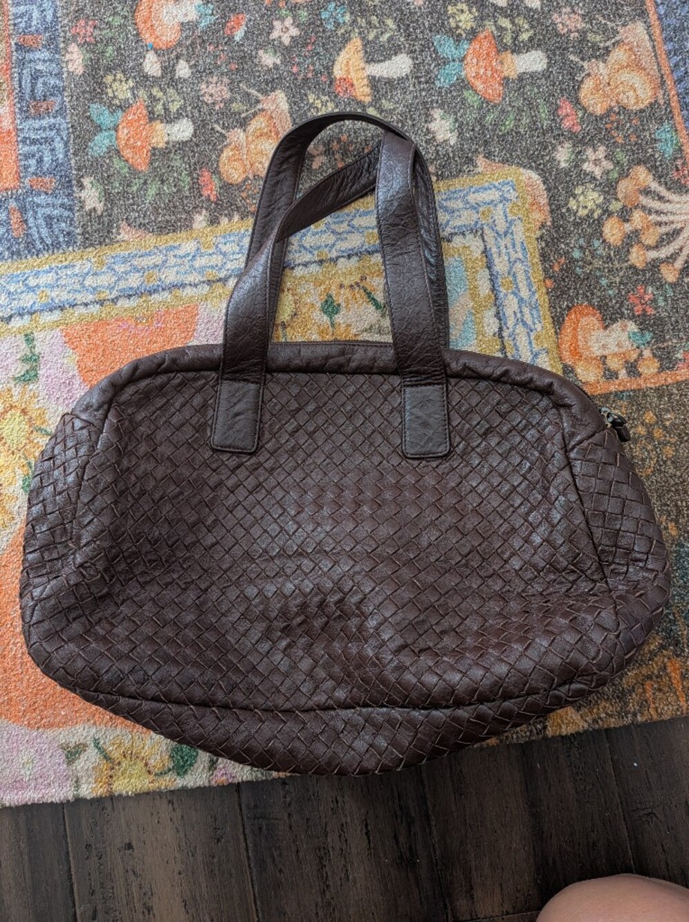 Bottega Veneta Intrecciato Top Handle Bag